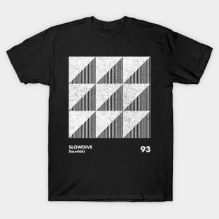 Slowdive / Souvlaki / Minimal Graphic Design Tribute T-Shirt